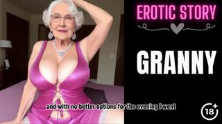 Hot Granny Gets Fucked in Threesome Part 1