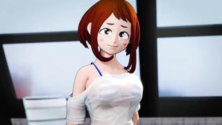 Ochaco's Seductive Offer for Heroes