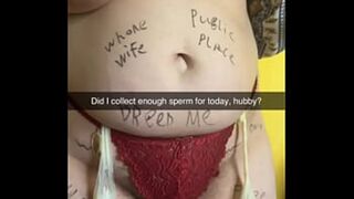 Fatty wife turns into greedy blowjob whore for group sessions