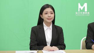 Hot Asian newchicks get BJ'd on-air, Asia's sexiest news anchor blowjobs exposed