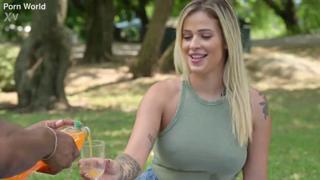 Tantalizing Tourist Ria Sunn Gets Intimate in an Interracial Threesome GP3117