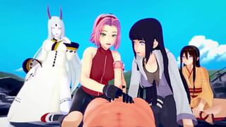 Naruto's 3D hentai humping orgies, a filthy adult cartoon