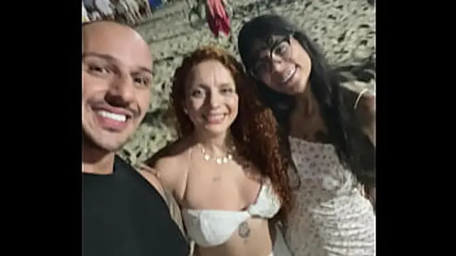 New Year’s Eve in Copacabana: Redhead Threesome Fun