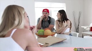 Stepmom Craves Action, New GF Fully Onboard - Perfect Wifey Material