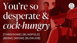 Two dudes gangbang me to climax🚀 with loud moans [audio porn] [group sex]
