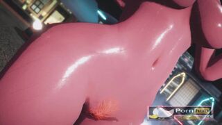 R18 hentai, 'Hot Devil Mina' trysts with 3D adult anime cartoon