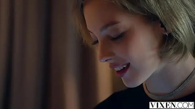 Super Spy Bella Seduces Nata And Her BF for an Intense Threesome