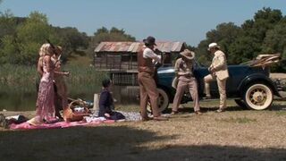 Bobbi Starr, Dylan Ryder, Julia Ann And Natasha Marley Outdoor Orgy