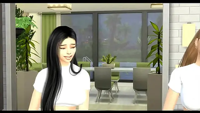 Sophie R and Aishah S share intimate moments together