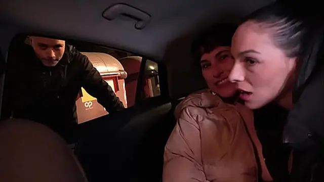 Emmita and Vampirosa meet a guy on the street