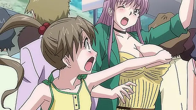 Teen Flirts with MILF on Crowded Train [Uncensored] [Subtitled]