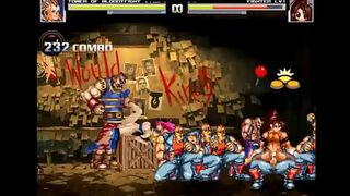 Hentai Mugen Level 1 Fighter Gangbang