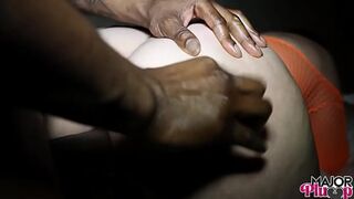 Katana Demands Rubber For Rome’s Cock In Threesome Pounding!