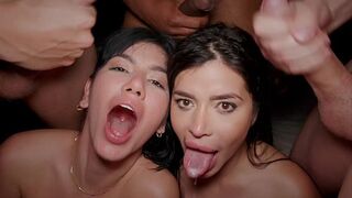2 Babes Called Us Because They Wanted To Be In A Gangbang Together  -Yenifer Chacon & Sara Retali