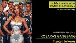Group sex with a basketball team - Hungarian ASMR