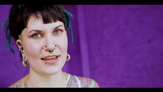 Tattoo TEEN rough balls deep ANAL threesome - DP —  ATM