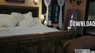 Big tits bi MILF convinces curvy GF for threesome with BBC stud