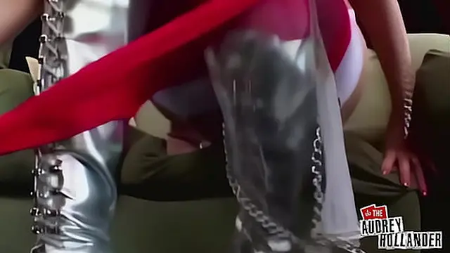 Marco And Otto Ram Audrey’s Cunt And Ass In Living Room!