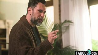 Ebony teen nanny Avery Jane double penetrated by BF and the perv neighbor