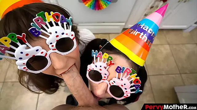 PervyMother - milf Recruits her girlfriend to Celebrate the Boy′s Birthday &mdash;  Melody Mynx &mdash;  Tifa Quinn &mdash;  Conor Coxxx