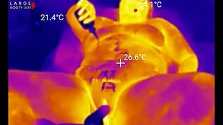 First BBC Sex Machine Fuck: Oiled Up BBW Cums Hard on Your Massive Cock —  15 Min Ride and Cum Countdown —  POV Thermal (4K Landscape)