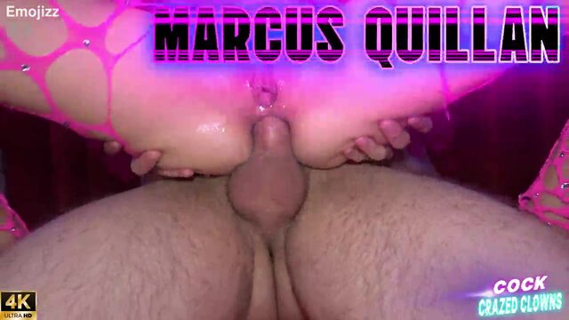 Naughty pink tool crazed clowns get anal freaky with Marcus Quillan