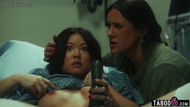 Step mom and Asian youthful Lulu Chu get wild with a toy