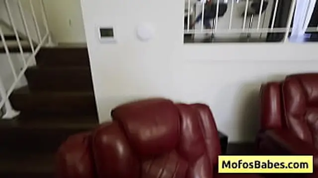 Hot blonde teen enjoys big cock🌭 &mdash;  deep throat action with Khloe Kingsley and Charles Dera