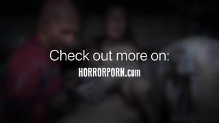 Slutty teens get viciously brutalized by Freddy Krueger in sadomasochistic nightmare
